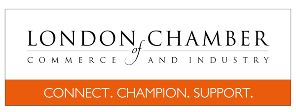 London Chamber of Commerce and Industry logo - Connect. Champion. Support.