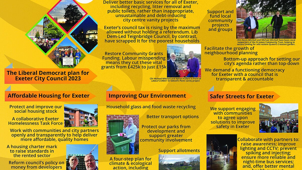 Exeter Lib Dems Launch City Council Manifesto Liberal Democrats